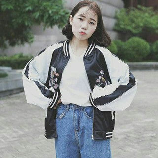 Áo khoác bomber thêu họa tiết_ULZZ3