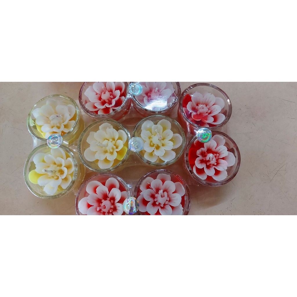 Đèn cầy ly  cúng T01 sáp bơ cháy liên tục 10 tiếng