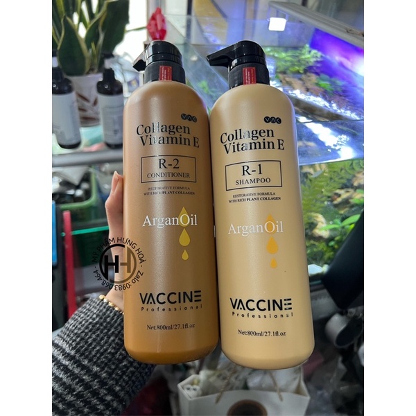 Gội dưỡng sinh collagen VACCINE phục hồi & kích thích mọc tóc
