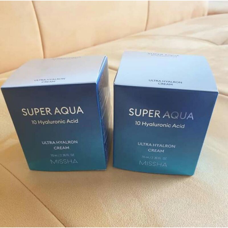 Kem dưỡng ẩm cấp nước chuyên sâu Missha Super Aqua 10 Hyaluronic Acid