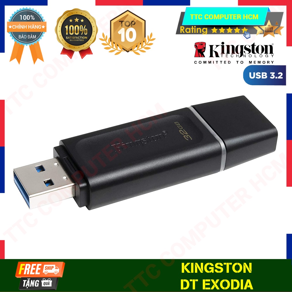 KINGSTON DT EXODIA | USB Kingston DataTraverler Exodia 3.2 Gen 1 32GB / 64GB / 128GB / 256GB   - HÀNG CHÍNH HÃNG