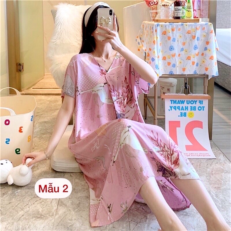 Váy lanh, đầm lanh Cotton lụa Quảng Châu họa tiết trẻ trung, mềm mát mùa hè | BigBuy360 - bigbuy360.vn