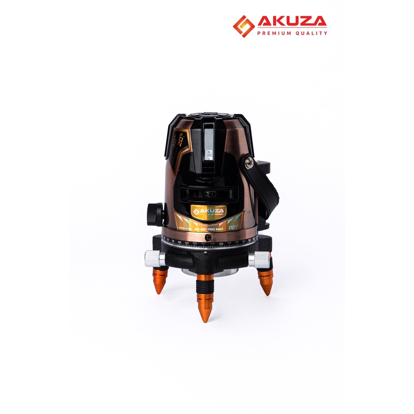 Máy Bắn Cốt Cân Bằng Laze AKUZA AK-1102 PRO MAX 5 tia xanh siêu sáng + máy bắn cốt laze hỗ trợ ngoaì trời