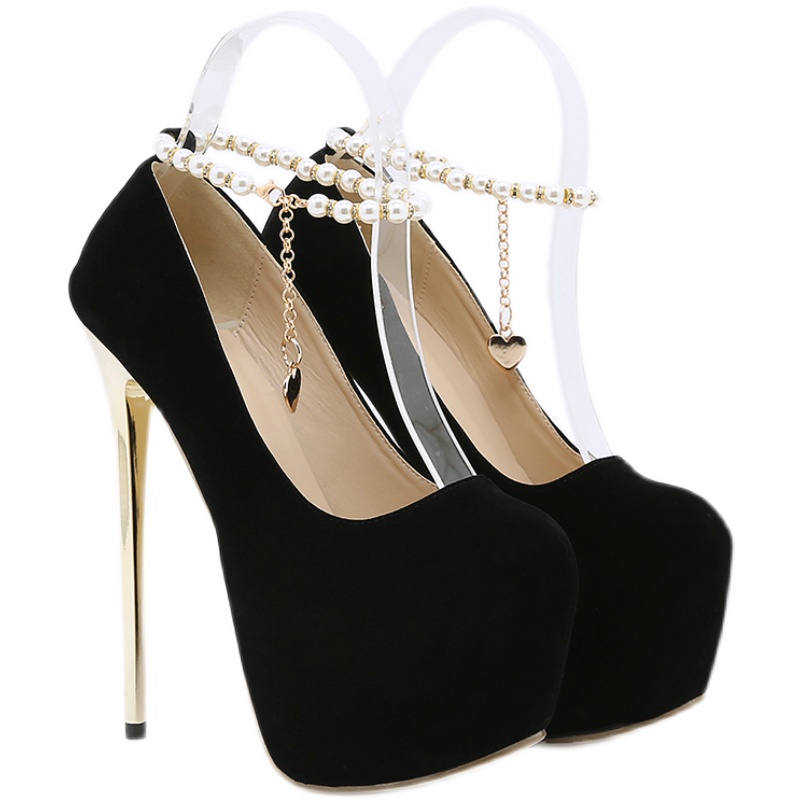 A199 giầy cao gót  bít mũi gót nhọn 16cm thời trang