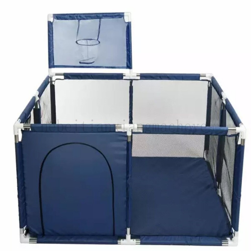 Quây bóng, Lều bóng vuông cho bé khung inox