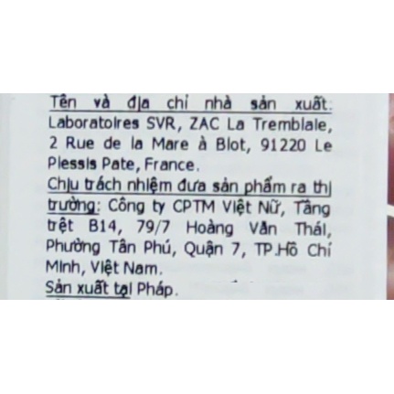 Kem làm dịu da nứt nẻ mẩn đỏ SVR Cicavit+ Crème [PHÂN PHỐI CHÍNH HÃNG]