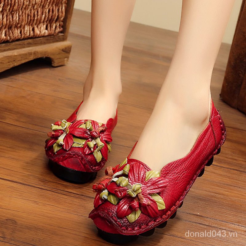 Giày Búp Bê Đính Hoa Thời Trang Nữ Tính | BigBuy360 - bigbuy360.vn