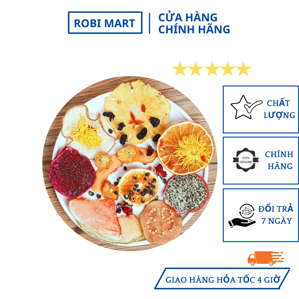 Set 40 gói detox Robimart, full hộp - Tặng bình Pongdang 1 lít, 3 gói đường, mật ong