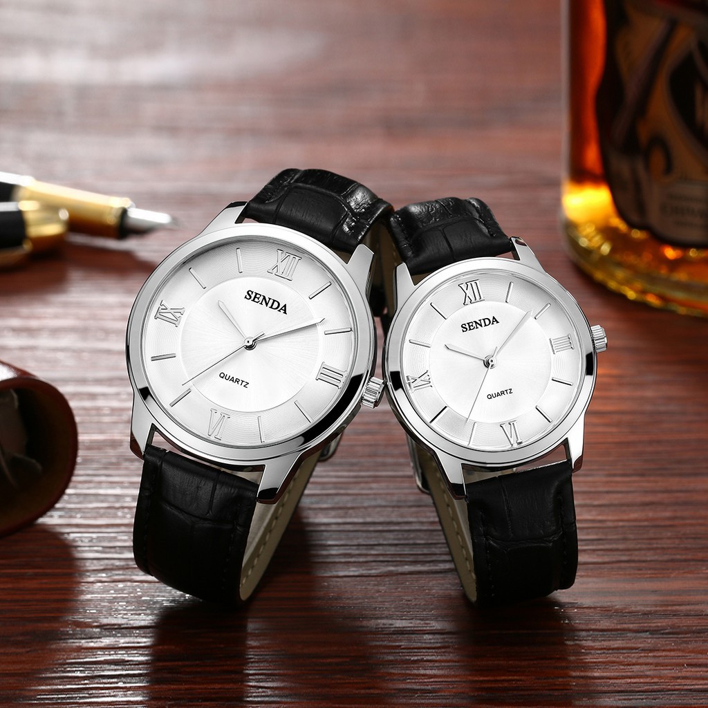 ĐỒNG HỒ NAM SENDA 8195 DÂY DA CAO CẤP Bán lẻ giá sỉ
