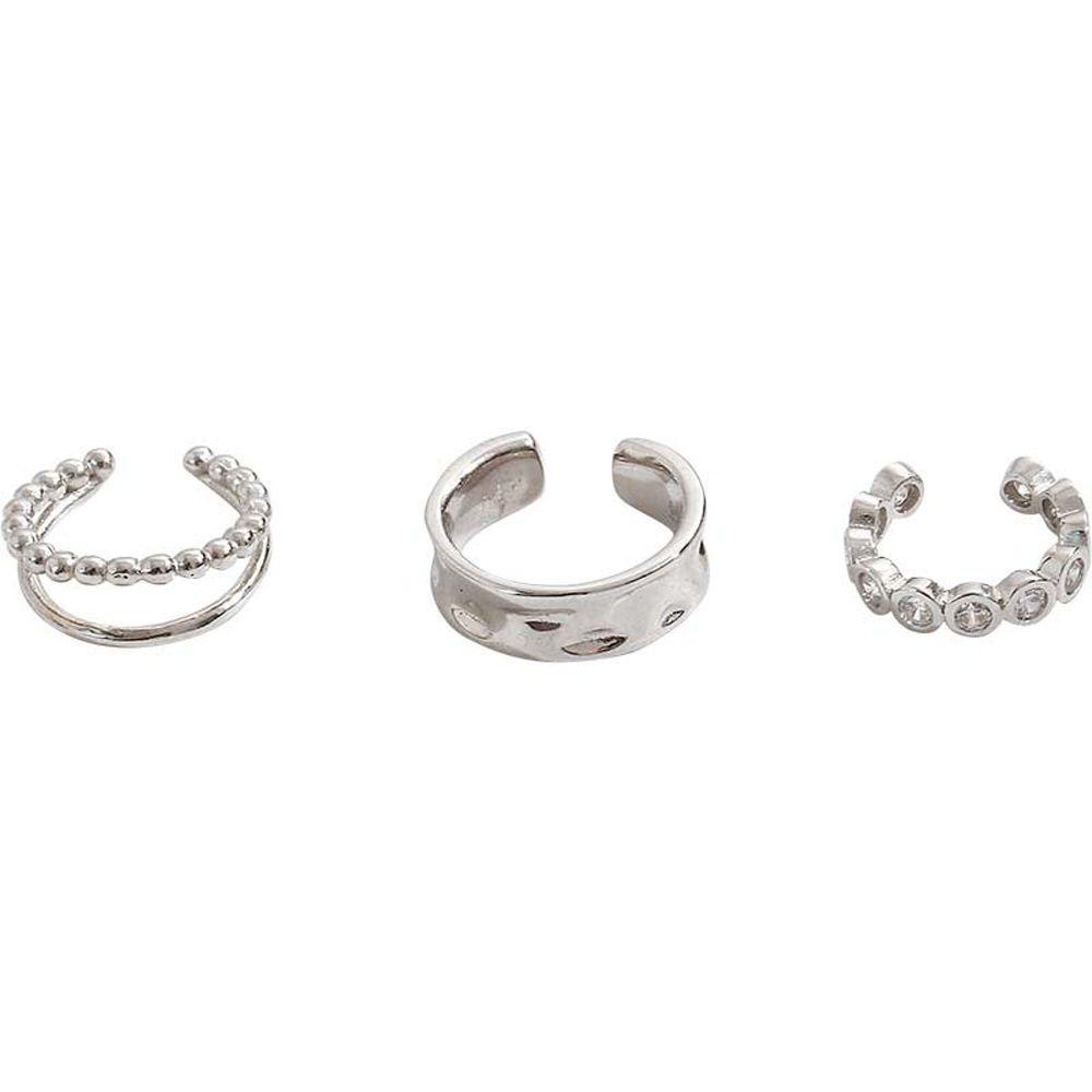 Bông Tai Thời Trang Cá Tính Có Thể Điều Chỉnh Cho Nữ|Khuyên Kẹp Tai Không Xỏ Kiểu Hình Học Đơn Giản Nhiều Màu Sắc