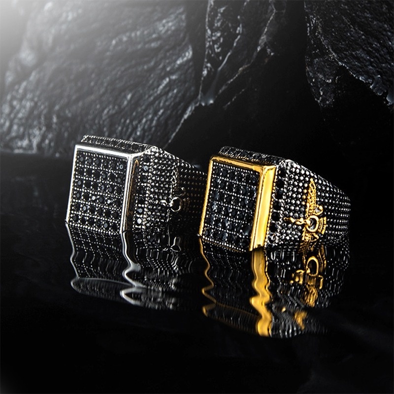 Nhẫn Hình Đại Bàng Đính Đá Thời Trang