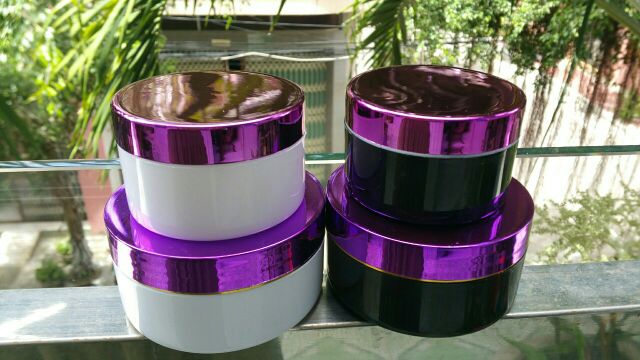 Hũ kem body 250gr nắp xi tím