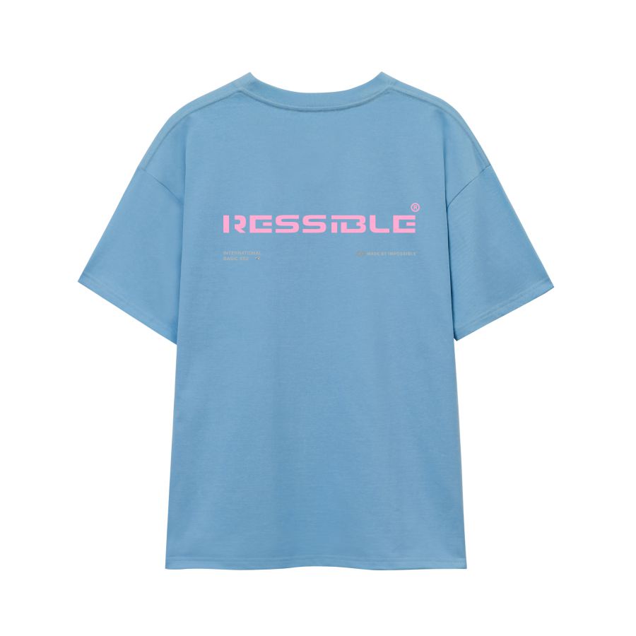 Áo thun International Basic - Ressible [Streetwear/Blue] | BigBuy360 - bigbuy360.vn