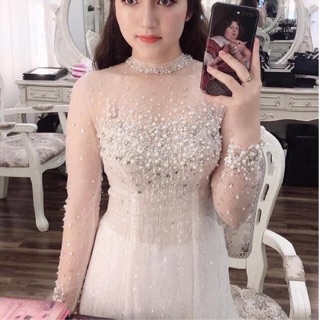 Áo dài cô dâu và đi tiệc
