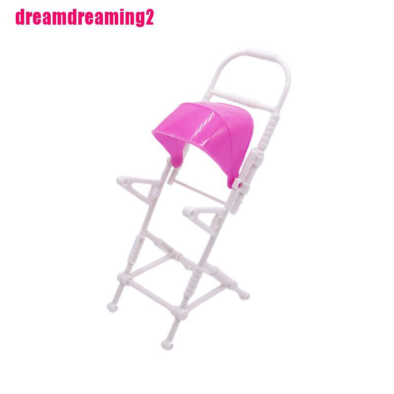 Mô Hình Xe Đẩy Em Bé Trang Trí Nhà Búp Bê