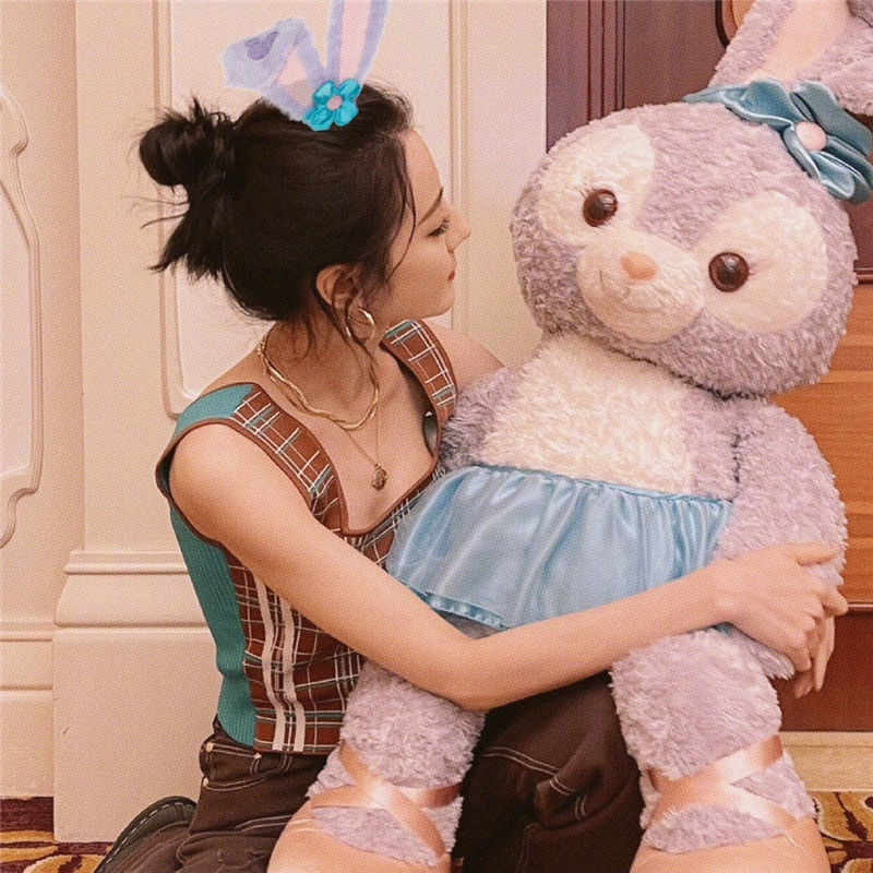 Áo Hai Dây Dệt Kim Ôm Dáng Họa Tiết Kẻ Sọc Màu Sắc Tương Phản Thời Trang Cho Nữ