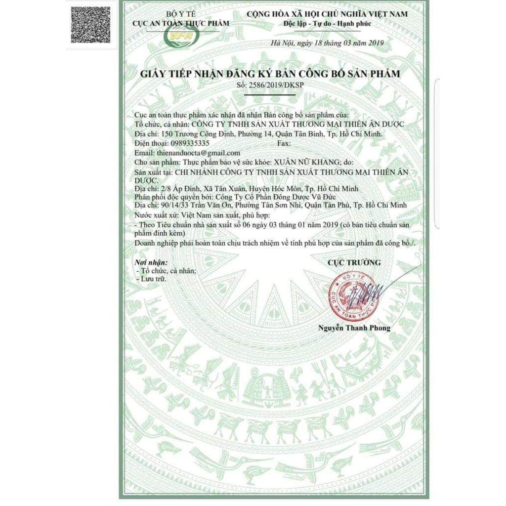 [ CHÍNH HÃNG] XUÂN_NỮ_KHANG_ TĂNG_HAM_MUỐN_GIẢM_KHÔ_HẠN_NỘI_TIẾT_NỮ_COLAGEN_GIẢM_ĐAU_BỤNG_KINH | BigBuy360 - bigbuy360.vn