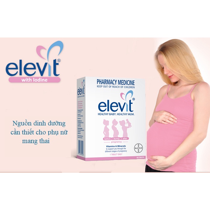 VITAMIN TỔNG HỢP CHO MẸ BẦU ELEVIT ÚC