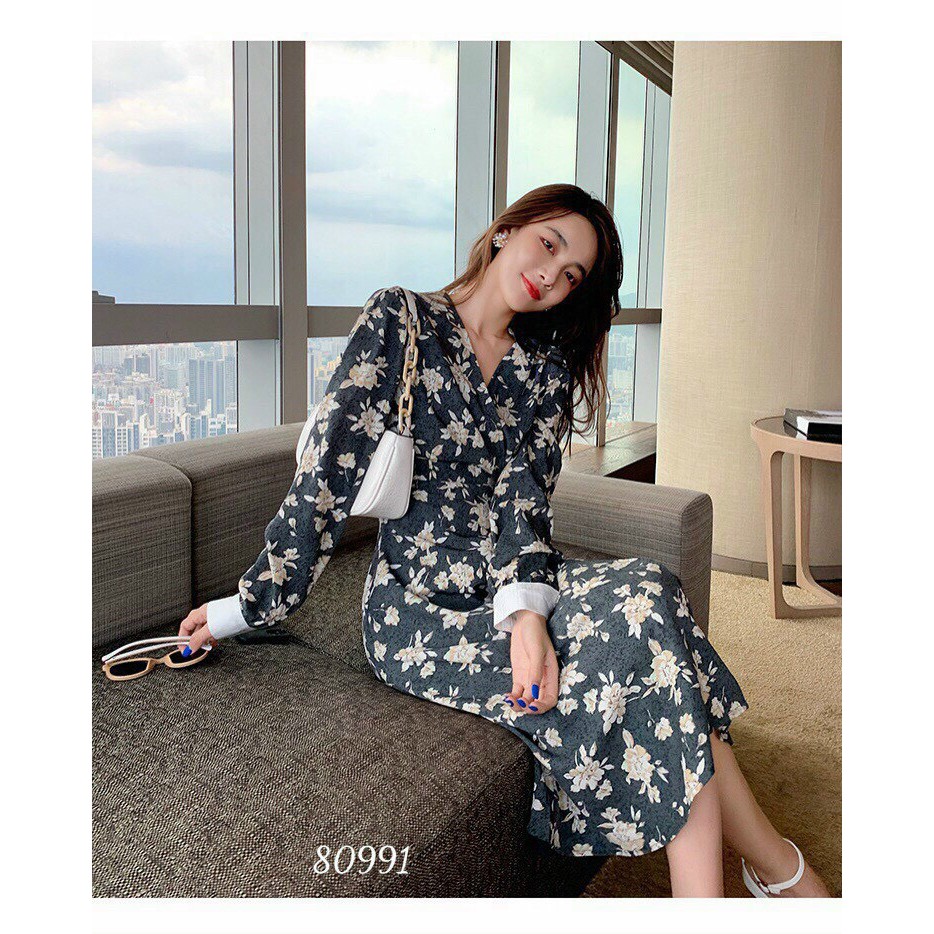 ĐẦM LỤA HOA CỰC XINH , TÔN DÁNG CHO CÁC CHỊ EM