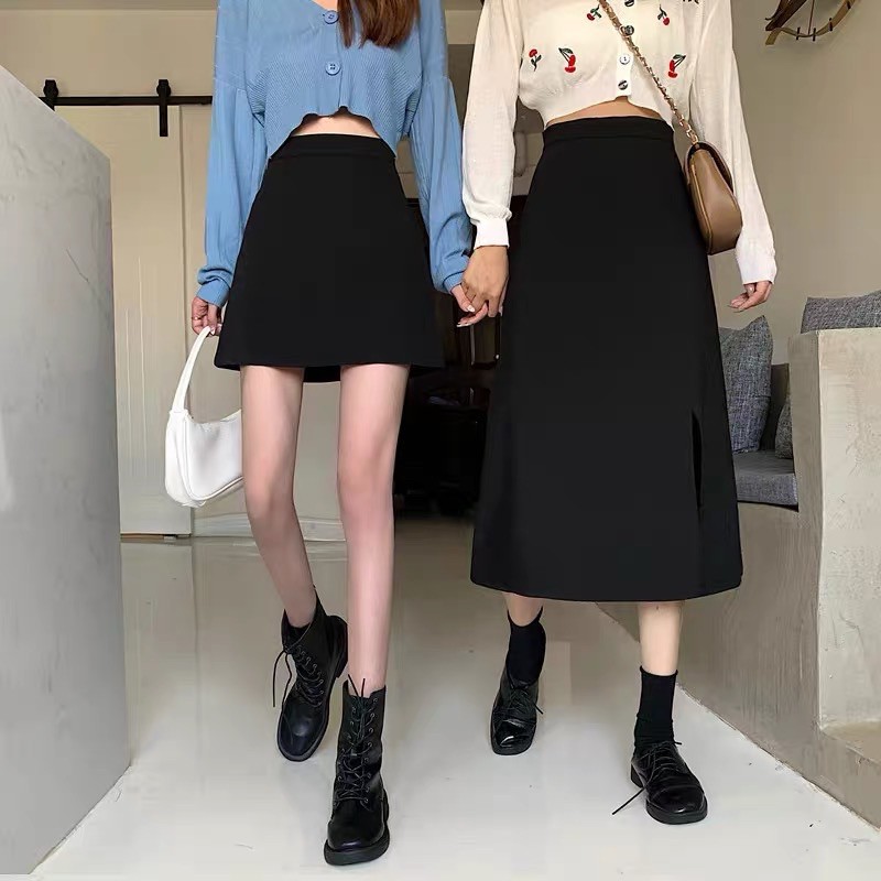 Chân Váy A Dài Xẻ Cá Tính 302