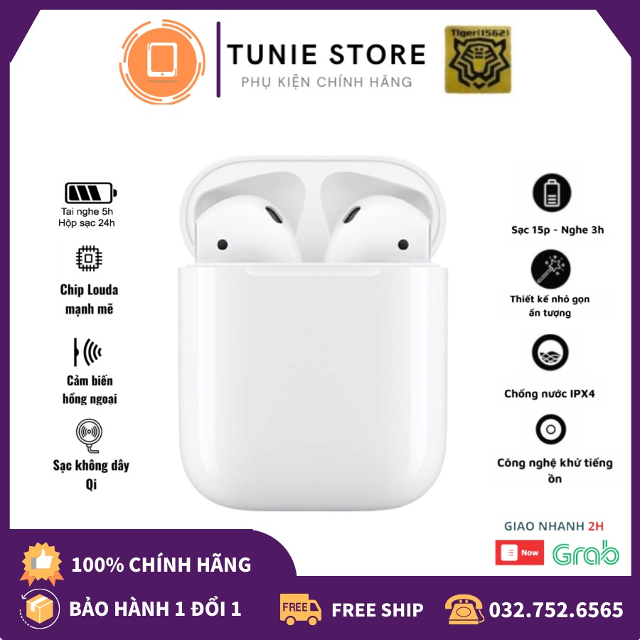 Tai Nghe Bluetooth TWS 2 - Bản Louda 1562M Cao Cấp Nhất - Đầy Đủ Tất Cả Các Chức Năng - Có Micro - Sạc Không Dây