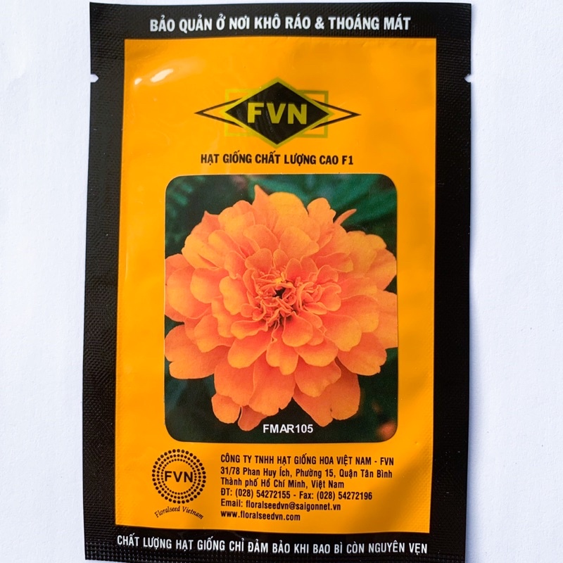 Hạt giống hoa vạn thọ pháp lùn hiệu FVN