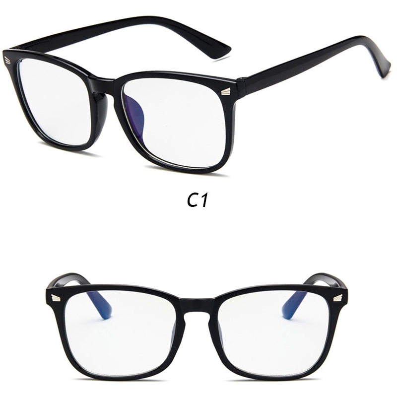 Kính Mát Gọng Mắt Mèo Chống Ánh Sáng Xanh Phong Cách Retro