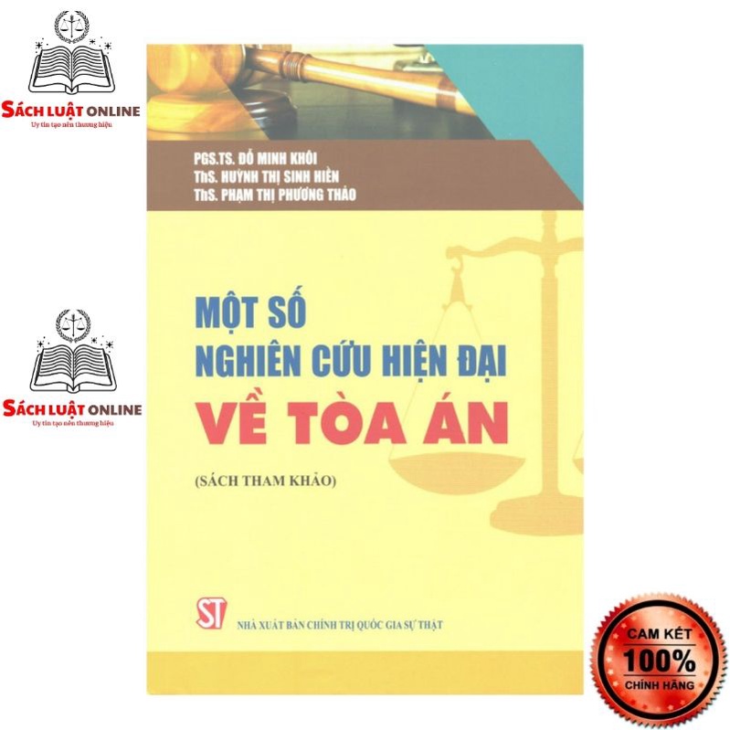 Sách - Một số nghiên cứu hiện đại về tòa án