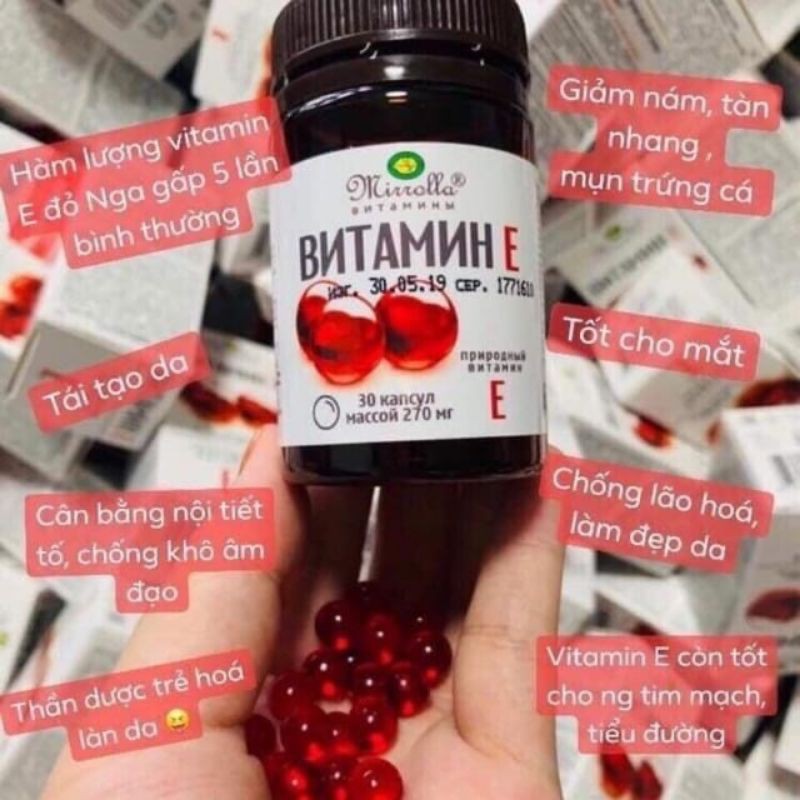 VITAMIN E ĐỎ NGA