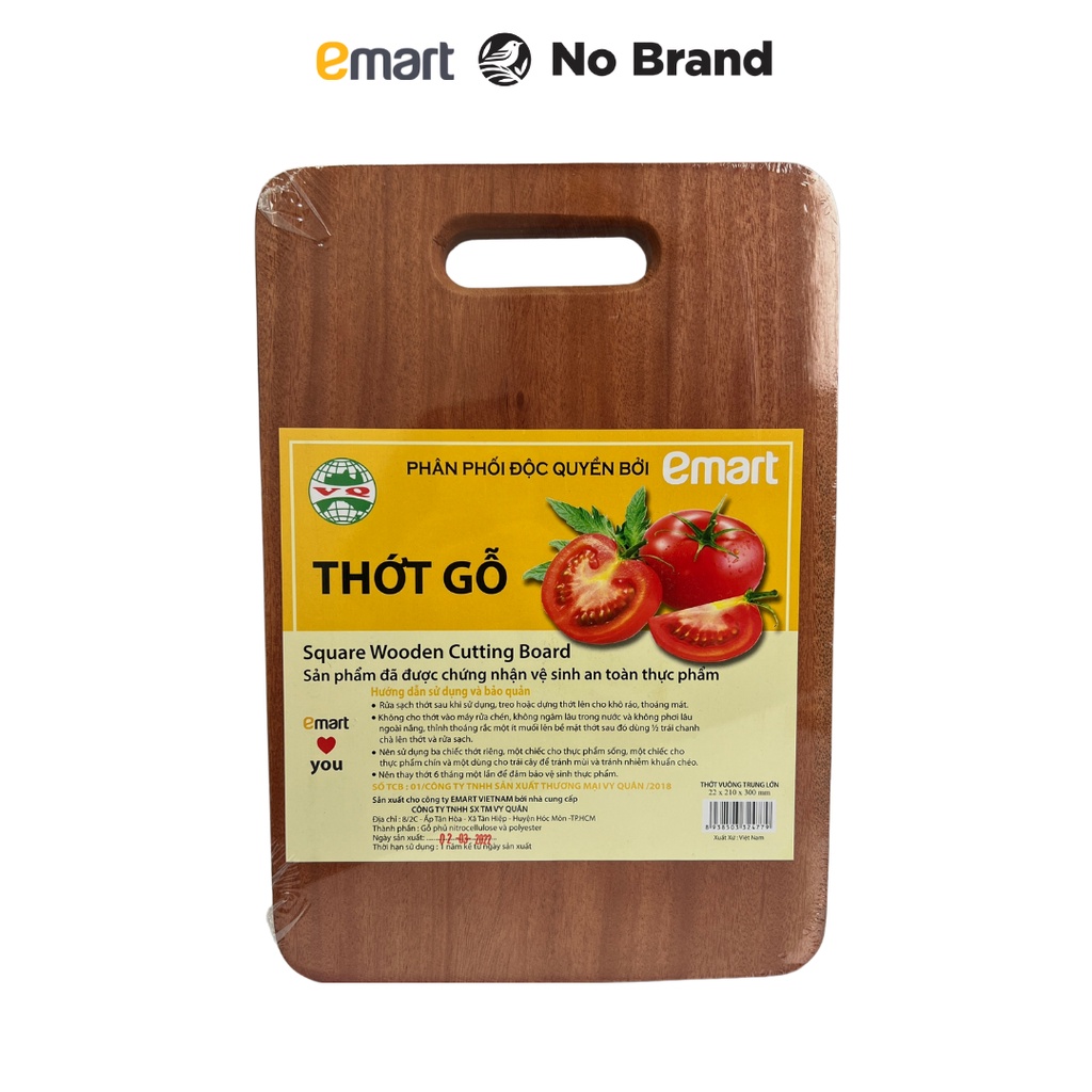 Thớt Gỗ Vệ Sinh Thực Phẩm - Emart VN