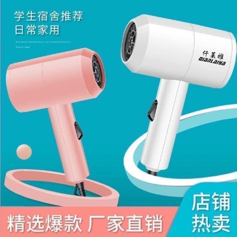máy sấy tóc hồng - trắng giảm tiếng ồn