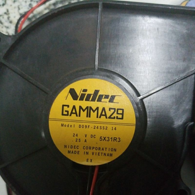 Quạt con sò 24v - Nidec