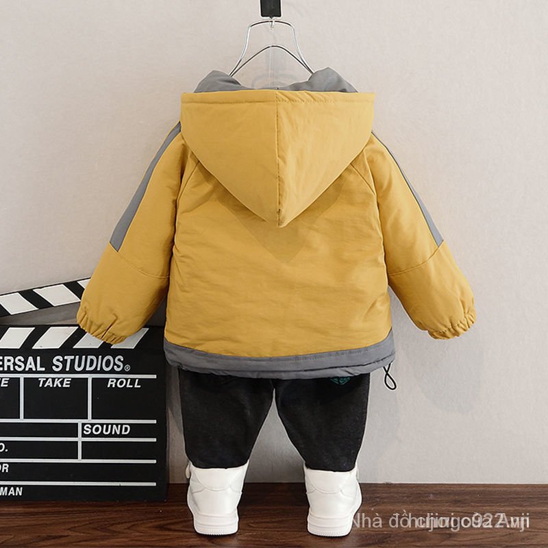 Cute Dinosaur Print Buoy Jacket For Boys