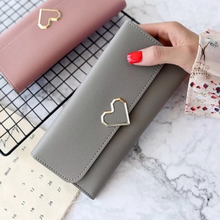 Ví nữ dáng dài khoá trái tim
