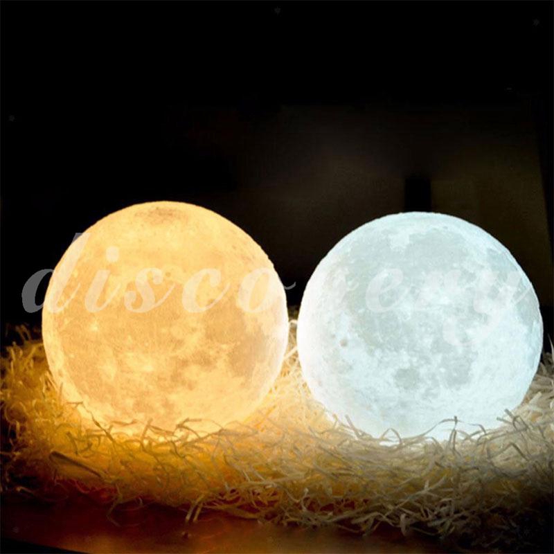 LED moon light 3D table lamp