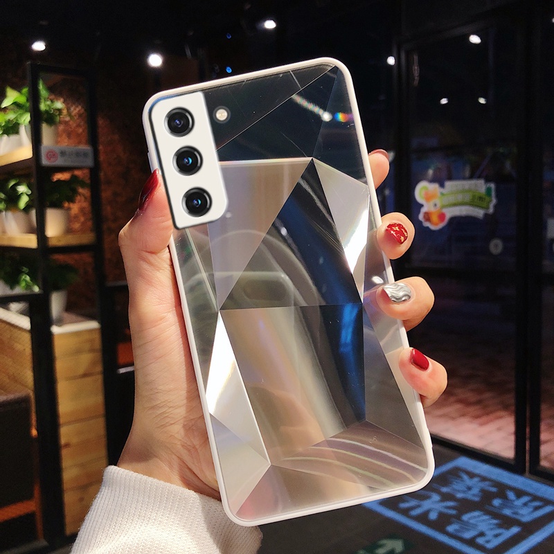 Ốp Điện Thoại Họa Tiết Kim Cương 3D Sang Trọng Cho Samsung Galaxy S22 Ultra S21 S22 Plus S21 FE S21+ S22+ 5G
