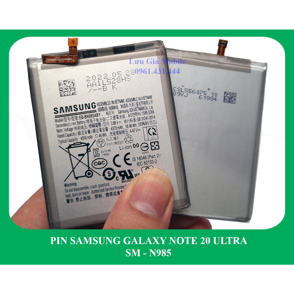 Pin Samsung Galaxy Note 20 Ultra zin hãng N985