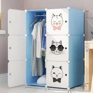 SỈ SLL- TỦ QUẦN ÁO LẮP GHÉP 6 Ô CAO110cmxĐA NĂNG. Tặng kèm 1 treo đồ. TỦ NHỰA LẮP: C110cm R 75cm S 47cm or 37cm