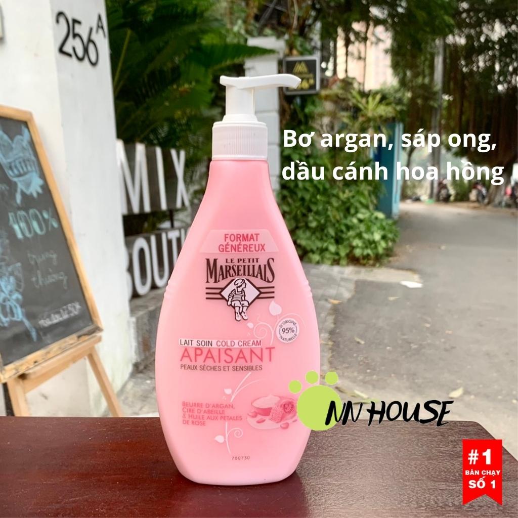 Sữa dưỡng thể body, toàn thân Le petit Marseillais dưỡng ẩm,tái tạo da,chăm sóc da mịn màng glycerin body lotion massage