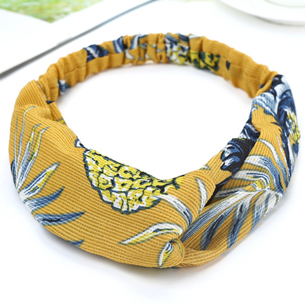 Băng Đô Cài Tóc Co Giãn In Họa Tiết Thời Trang Cho Nữ