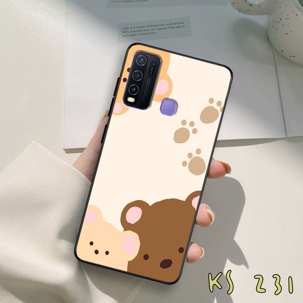 Ốp lưng Vivo Y55 5G - Y75 5G - Ốp lưng vivo in hình gấu bear ngộ nghĩnh