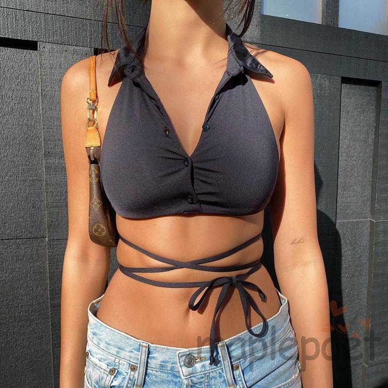 Áo Nữ Không Tay Hở Lưng Thời Trang Quyến Rũ | BigBuy360 - bigbuy360.vn