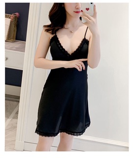 Sx 638 váy ngủ lụa satin - đầm ngủ cao cấp -STĐL
