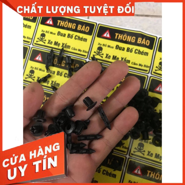 Ốc / Chốt bấm dàn nhựa xe các dòng xe