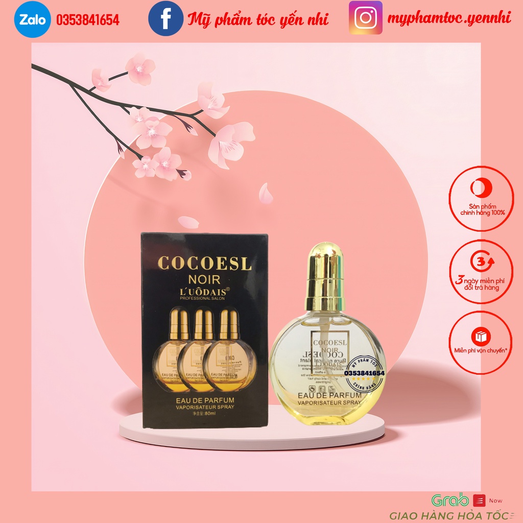 tinh dầu dưỡng tóc COCO serum dưỡng tóc uốn Luodais hương nước hoa, Mỹ phẩm tóc chính hãng  DT11-Bản Vuông