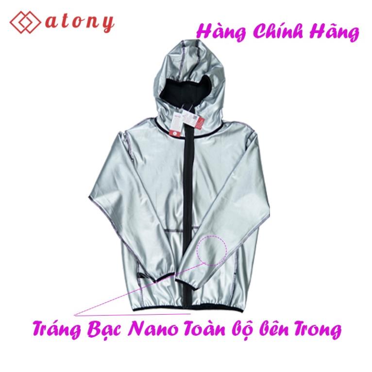 SẴN Bộ Quần Áo Ép Cân Nam ATONY Cao Cấp, Bộ Đồ Tập Sinh Nhiệt Đổ Mồ Hôi ATONY Tráng Nano Bạc Nhật Bản