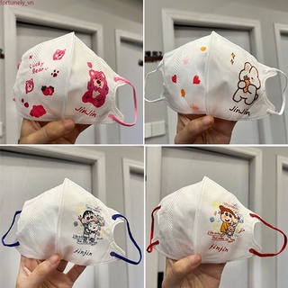 10 Chiếc Trẻ Em Khẩu Trang Trẻ Em Mặt Nạ Hoạt Hình In Hình Mặt Nạ 3ply 3d Dùng Một Lần Bảo Vệ Mặt Nạ