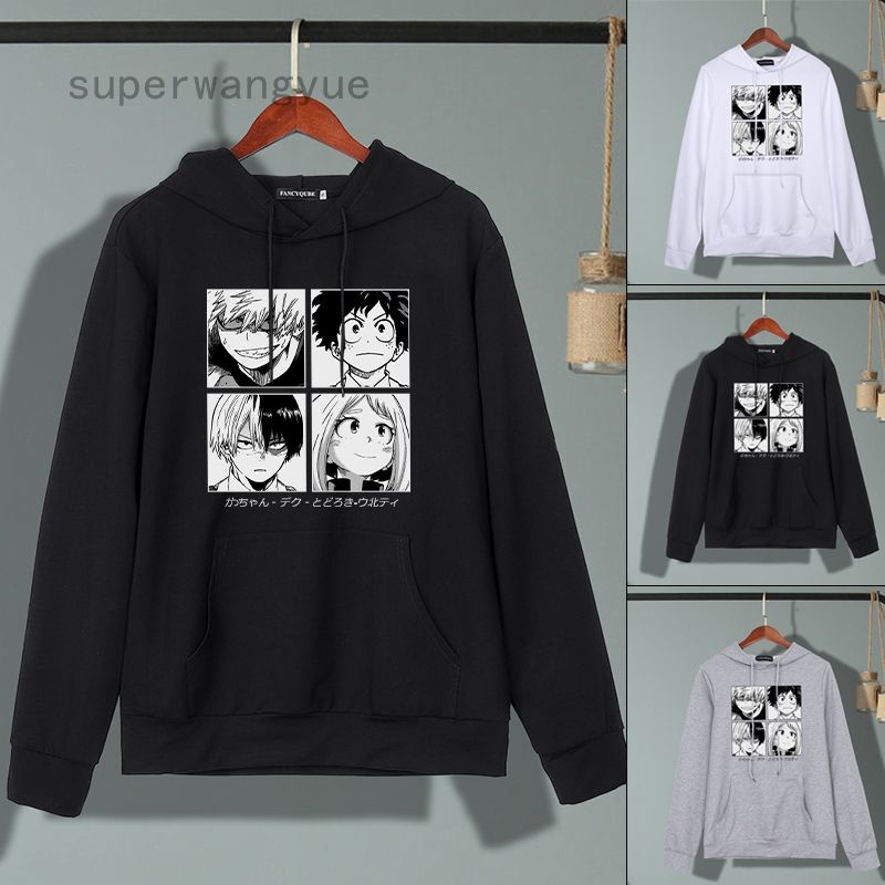 [ Hàng Loại 1] Áo Hoodie Dài Tay Anime My Hero Academia Nam Nữ Cực HOT