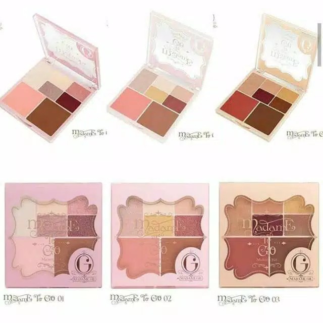 (hàng Mới Về) Bảng Phấn Mắt Madame Gie Madame To Go Cỡ Nhỏ | BigBuy360 - bigbuy360.vn