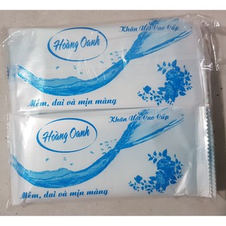 Combo 10 khăn Ướt Cao Cấp Hoàng Oanh Loại Vải Bi 24*24 Cm Sỉ -Lẻ